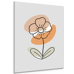 Slika minimalistični cvet No4 - 60x90