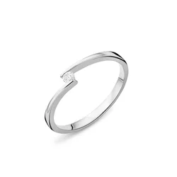 DIAMANT LETERNEL Prstan srebrna