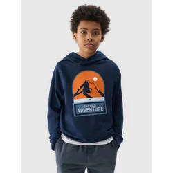 Boys 4F sweatshirt - navy blue