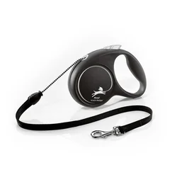 Flexi Black Design S Cord 5m - Sivi