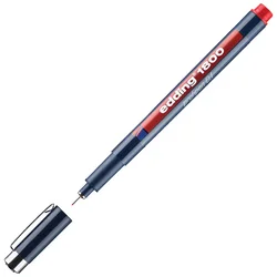 FLOMASTER ZA TEHNIČKO CRTANJE PROFIPEN 0,1MM EDDING 1800 CRVENI