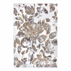 Siva/rjava preproga 57x90 cm Shine Floral – Hanse Home