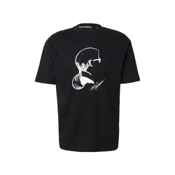 Karl Lagerfeld Majica črna/bela