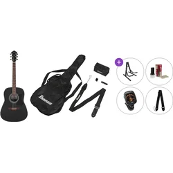Ibanez V54NJP-WK Premium SET Weathered Black Open Pore Akustična kitara