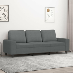 VIDAXL trosed (blago, 180cm), svetlo siv