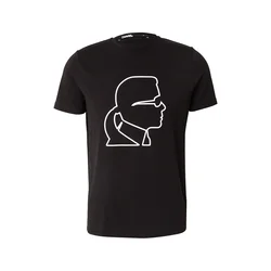 Karl Lagerfeld Majica črna/bela
