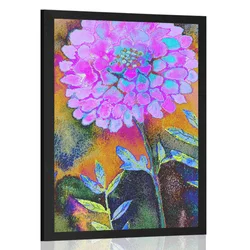Plakat čudoviti cvetovi - 60x90 white