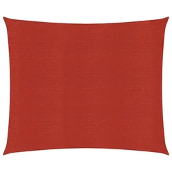 Jedro za zaštitu od sunca 160 g/m2 crveno 2,5 x 3 m HDPE