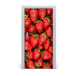 tulup.si Samolepilni tapete na vratih Jagode 95x205 cm