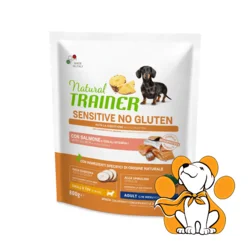 Natural Trainer Sensitive No Gluten Small&Toy Adult, Salmon 800g, Losos