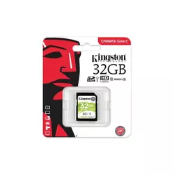 SDHC KINGSTON 32GB CANVAS SELECT, 80/10MB/s, UHS-I Speed Class 1 (U1)