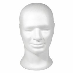 Rayher. Stiropor glava, moška, 30,5 cm