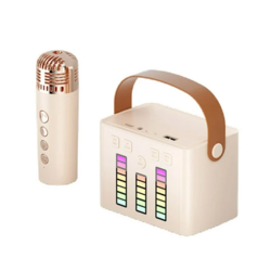 Bluetooth zvucnik karaoke set sa mikrofonom Q-2 beli