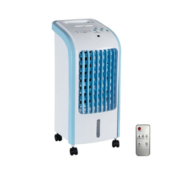 Kanlux 25900 - Talni ventilator KLOD 80W/230V bel/moder + Daljinski upravljalnik