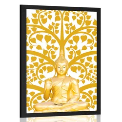 Plakat Buda z drevesom življenja - 40x60 no frame