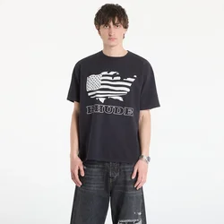 Majice Rhude Banner Tee Vintage Black/ White L