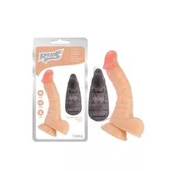 Vibrator Pleasent Dong No. 01, 19.5cm, Boja kože