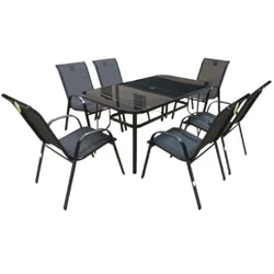 Baštenski set Sto+6 stolica metalni Daca