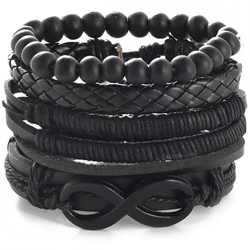 Moške zapestnice Bryan - Black KP25927