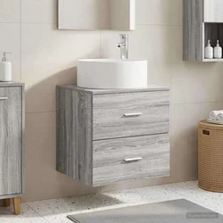 Umivaonik s policom Siva Sonoma 49,5 x 44,5 x 65,5 cm