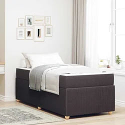 Vidaxl Konstrukcija postelje Drugo Temno rjava 80 x 200 cm blago