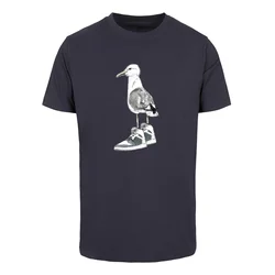 Mens Seagull Sneakers T-Shirt - Navy