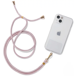 TECH-PROTECT CHAIN UNIVERSAL STRAP PINK / GOLD (9589046926273)