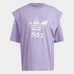 ADIDAS ORIGINALS Majica, ljubičasta / bijela