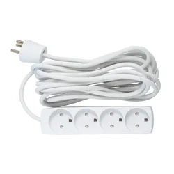 shumee MicroConnect 4-vtičnica danski podaljšek 5 m