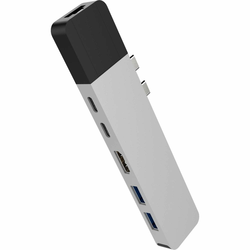 HyperDrive Net 6in2 Multi-adapterter siva za MacBook Pro 2016/17/18/19, Air 2018