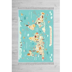 Conceptum Hypnose Tepih ELS577, 100x150 cm, Svetloplavi