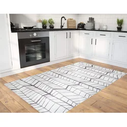 Conceptum Hypnose Tepih Ada Gönül -AL 383, 140x190 cm, Sivo-beli