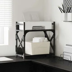 Držač za printer Crni hrast 40 x 20 x 40 cm Konstruirano drvo