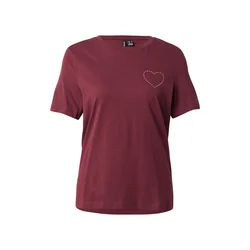 VERO MODA Majica VMFIE merlot