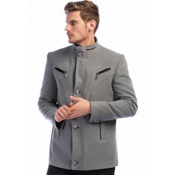 K7126 DEWBERRY MENS COAT-GRAY-2