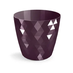 Don-Plast Saksija Cristal, 160 mm, Ljubičasta