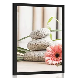 Plakat meditativno in wellness tihožitje - 20x30 no frame