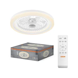 Osram - LED prigušiva svetiljka sa ventilatorom SOLANO LED/26W/230V 3000/4000/6500K + daljinski upravljač