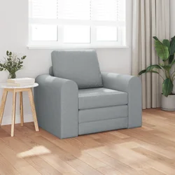 Krevet na razvlačenje Svijetlo siva 98 x 71 x 83 cm tkanina