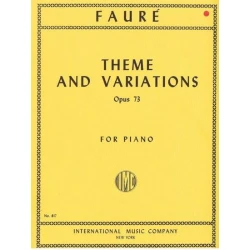 FAURE:THEME AND VARIATIONS OP.73