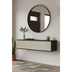 Hanah Home komoda Zeynep 120, 120 cm, antracit / travertin