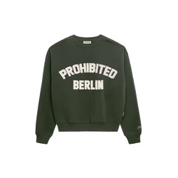 Prohibited Majica Berlin oliva/bela