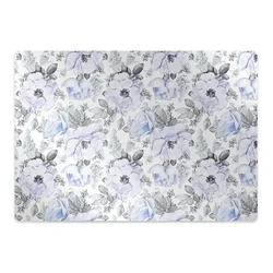 Decormat Podloga za stol Modre vrtnice 140x100 cm 2 cm