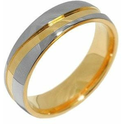 Silvego Poročni jekleni prstan za moške in ženske MARIAGE RRC2050-M (Vezje 50 mm)