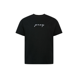 Mister Tee Plus Size Majica Pray, črna