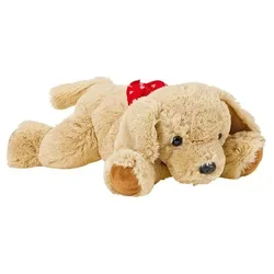 Toy Place Ležeči kuža z rdečo rutko, cca. 30 cm