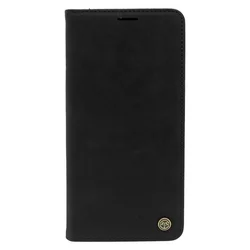 LEATHER RETRO FLIP Maska za telefon za Xiaomi Mi 11 , Crna