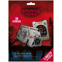 Stranger Things 4 (Upside Down Battle) Tech Stickers