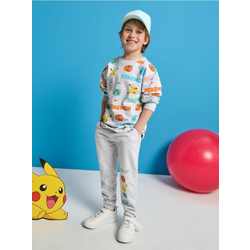 Sinsay - Jogger donji deo trenerke Pokémon - svetlo siva
