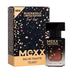 Mexx Black & Gold Limited Edition 15 ml toaletna voda za žene